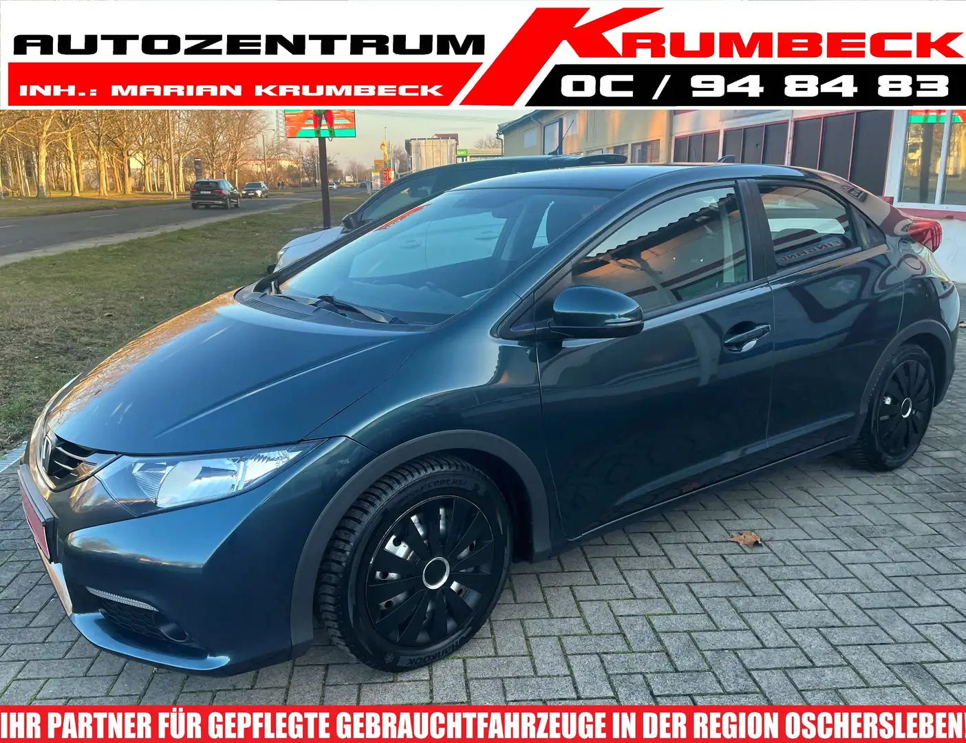Honda Civic Civic 1.4 i-VTEC / 8fach ber./ Anhängerkupplung Grün - 1