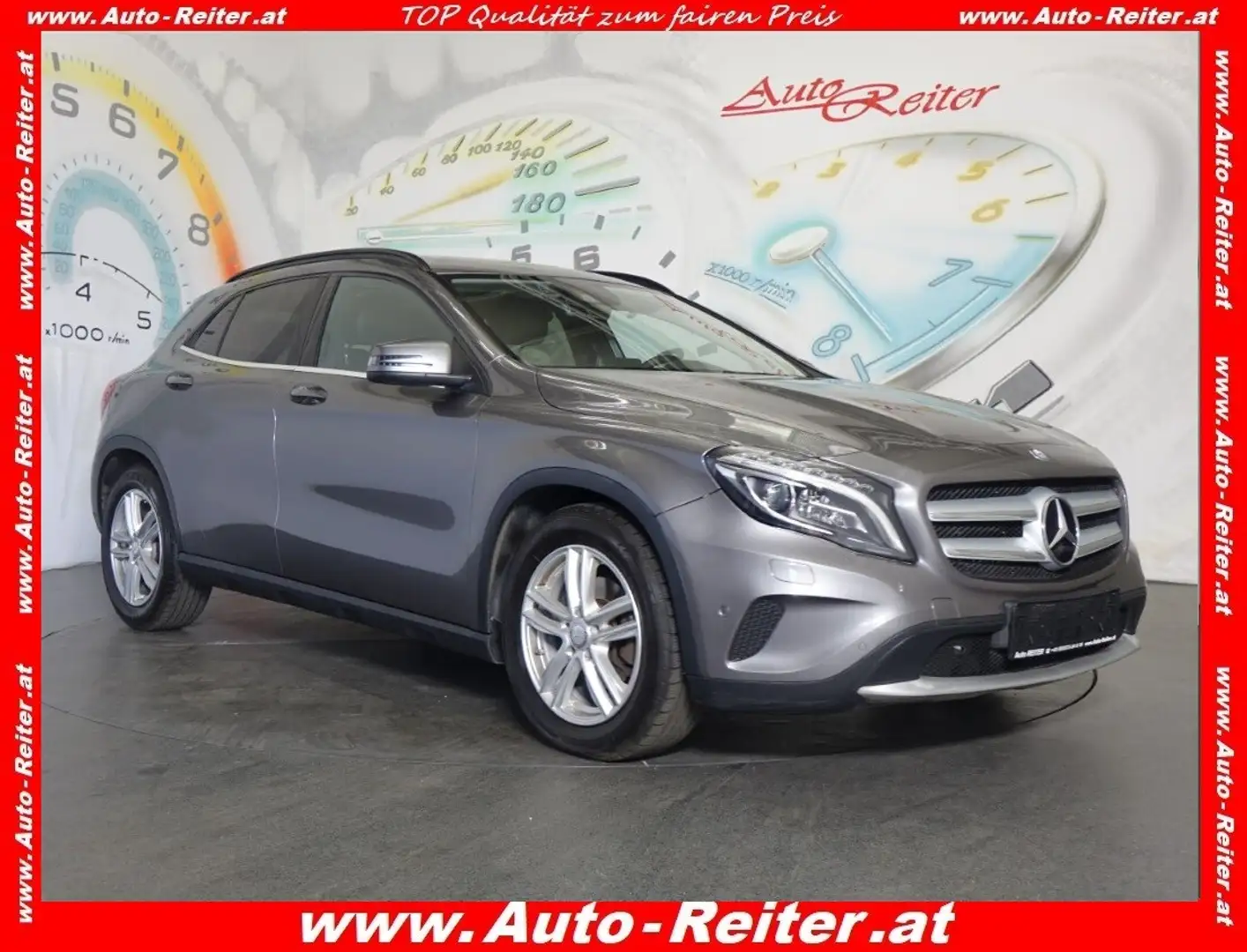Mercedes-Benz GLA 180 Aut. *BI-XENON, TEILLEDER* Grau - 1