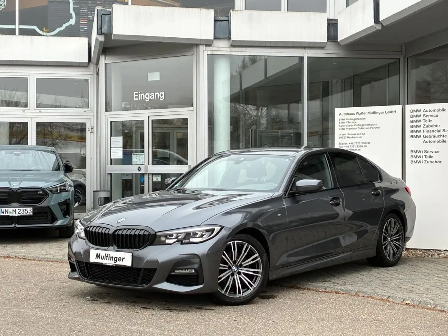 BMW 320 d M Sport LiveProf.Sitzh.Shadow LED HiFi PDC Gris - 2