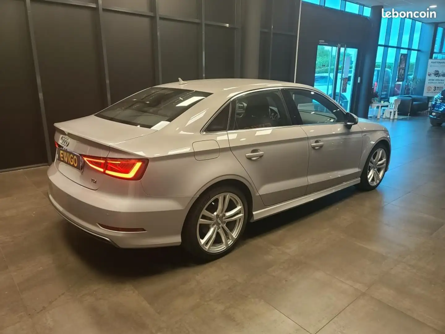 Audi A3 Berline 2.0 TDI 150ch S-LINE S-TRONIC 7 Gris - 2