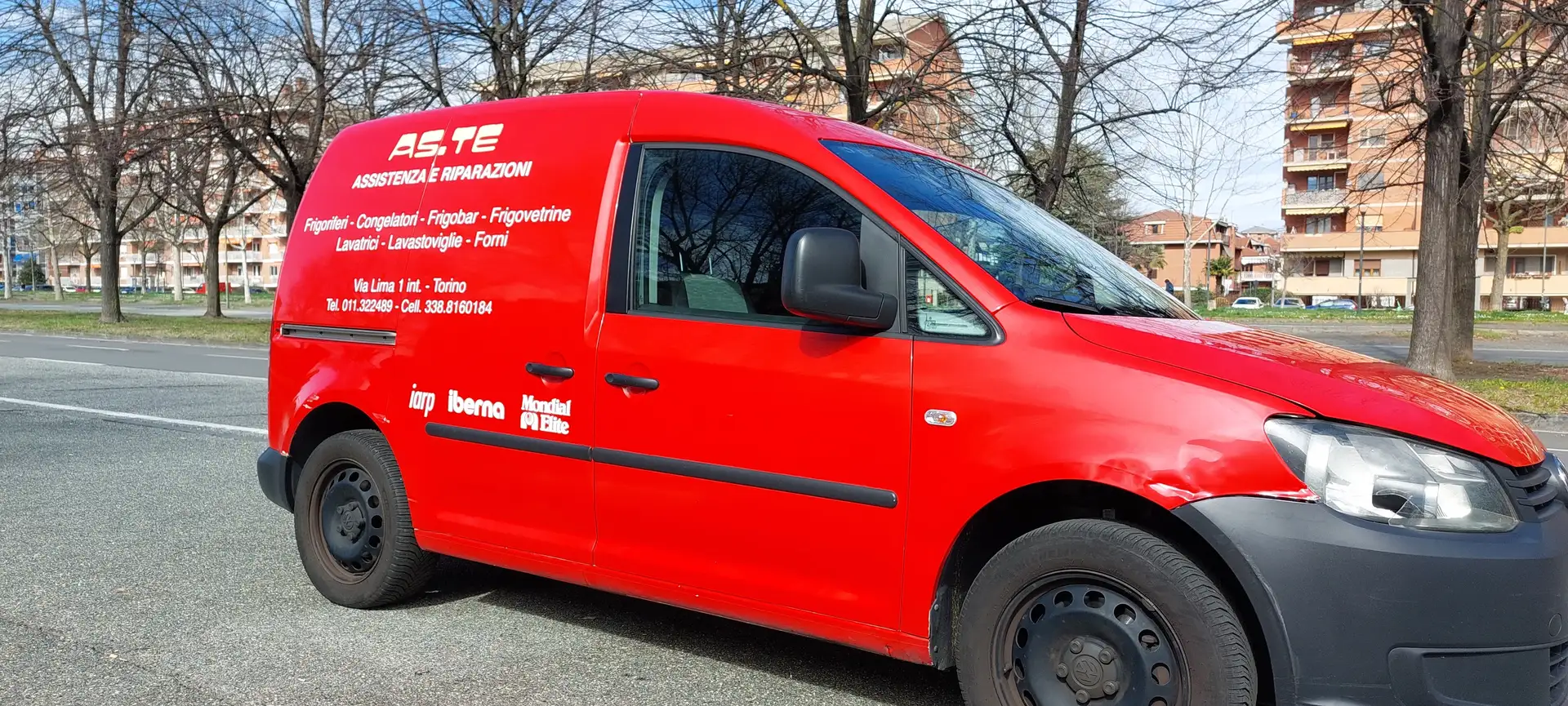 Volkswagen Caddy 2.0  TDI 140 CV  IMPIANTO  GPL Rosso - 2