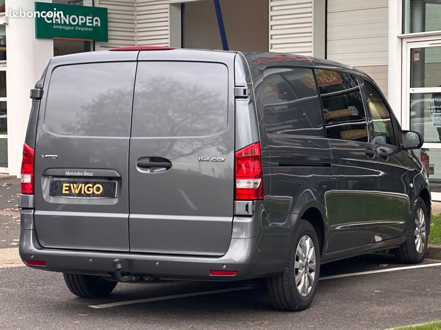 Mercedes-Benz Vito 114 cdi 135ch compact long select bva Gris - 2