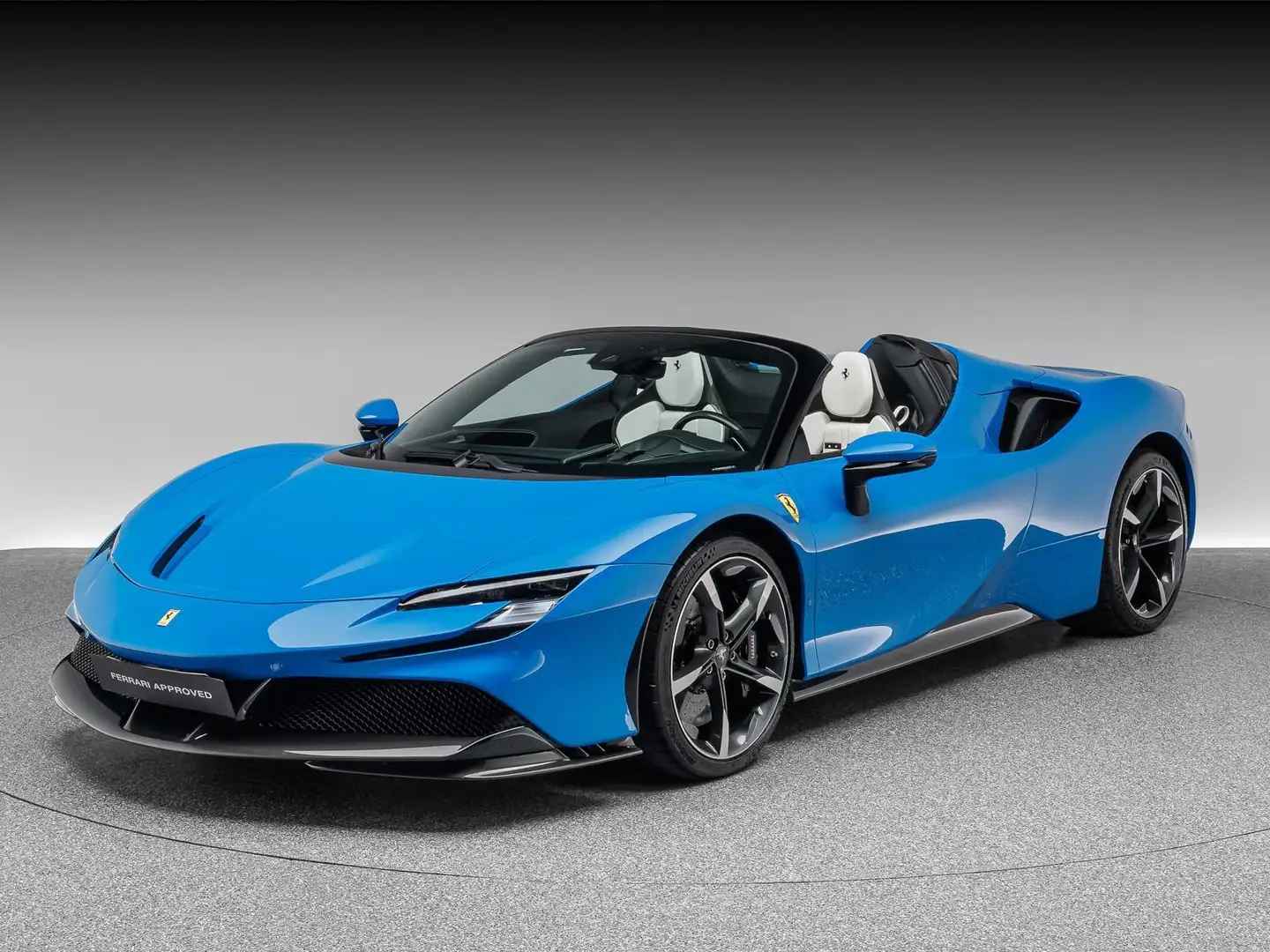 Ferrari SF90 Spider Blau - 1