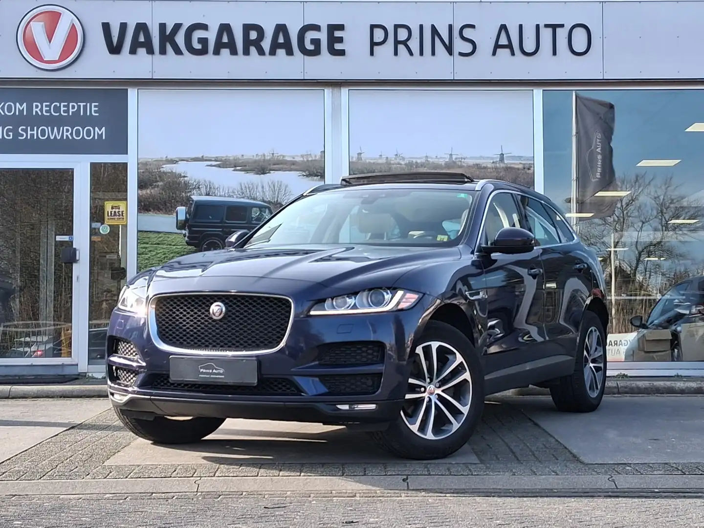 Jaguar F-Pace 2.0 Portfolio AWD 20d |PANO|MERIDIAN|CAMERA|STOELV Azul - 1