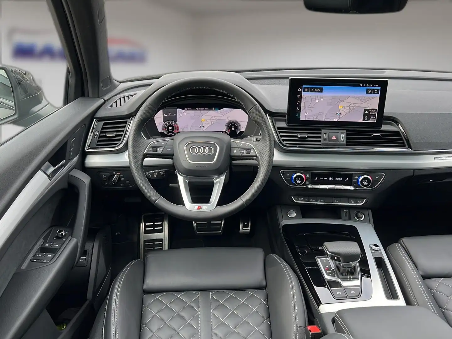 Audi Q5 40TFSI Sportback quattro S line *Matrix*Luft* Zwart - 2