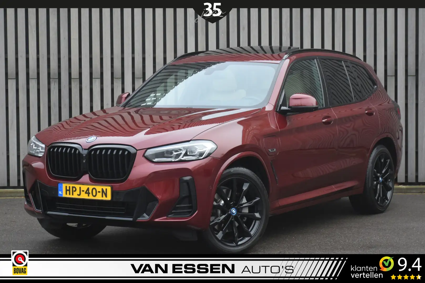 BMW X3 xDrive30e High Executive M-Sport Pano Head-Up Trek Rood - 1