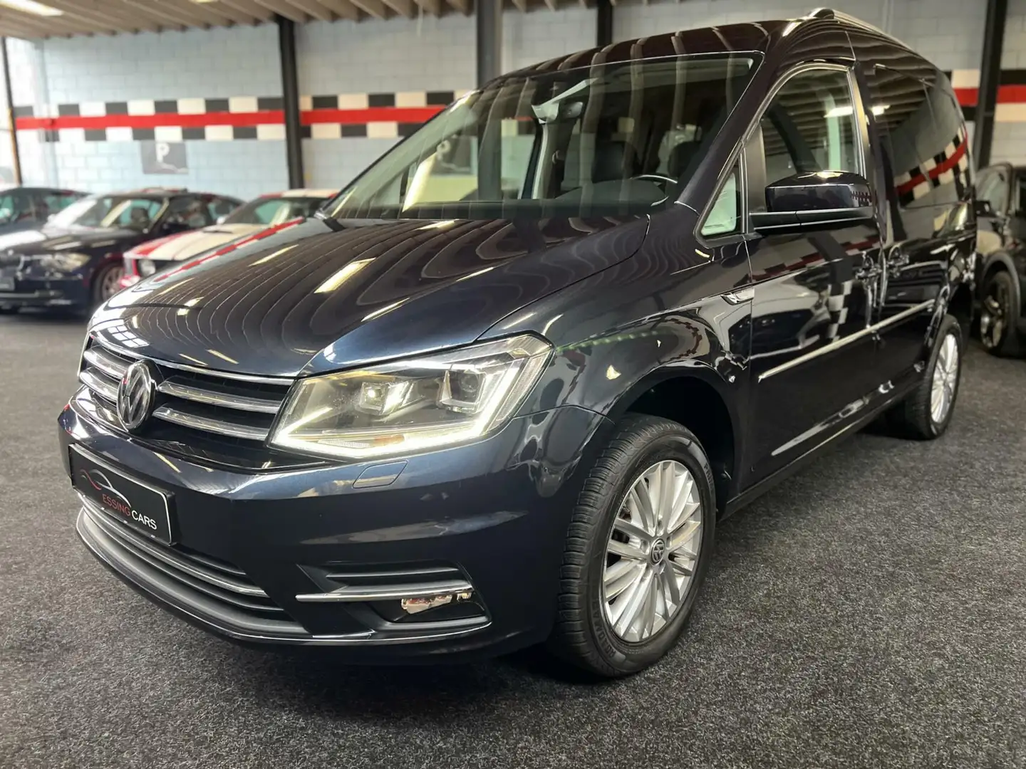 Volkswagen Caddy Combi trekhaak DSG 150pk stoelverwarming Blauw - 1