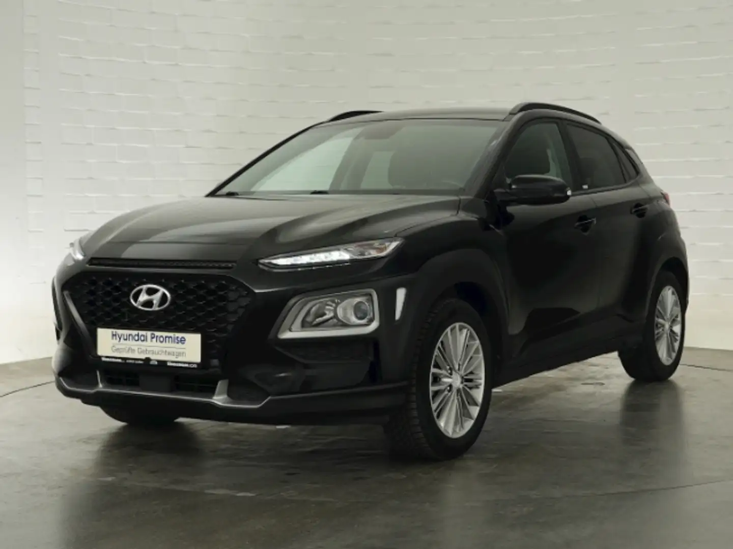 Hyundai KONA T-GDI YES!+AHK+NAVI+RÜCKFAHRKAMERA+SITZ-/LENKRADHE Schwarz - 2
