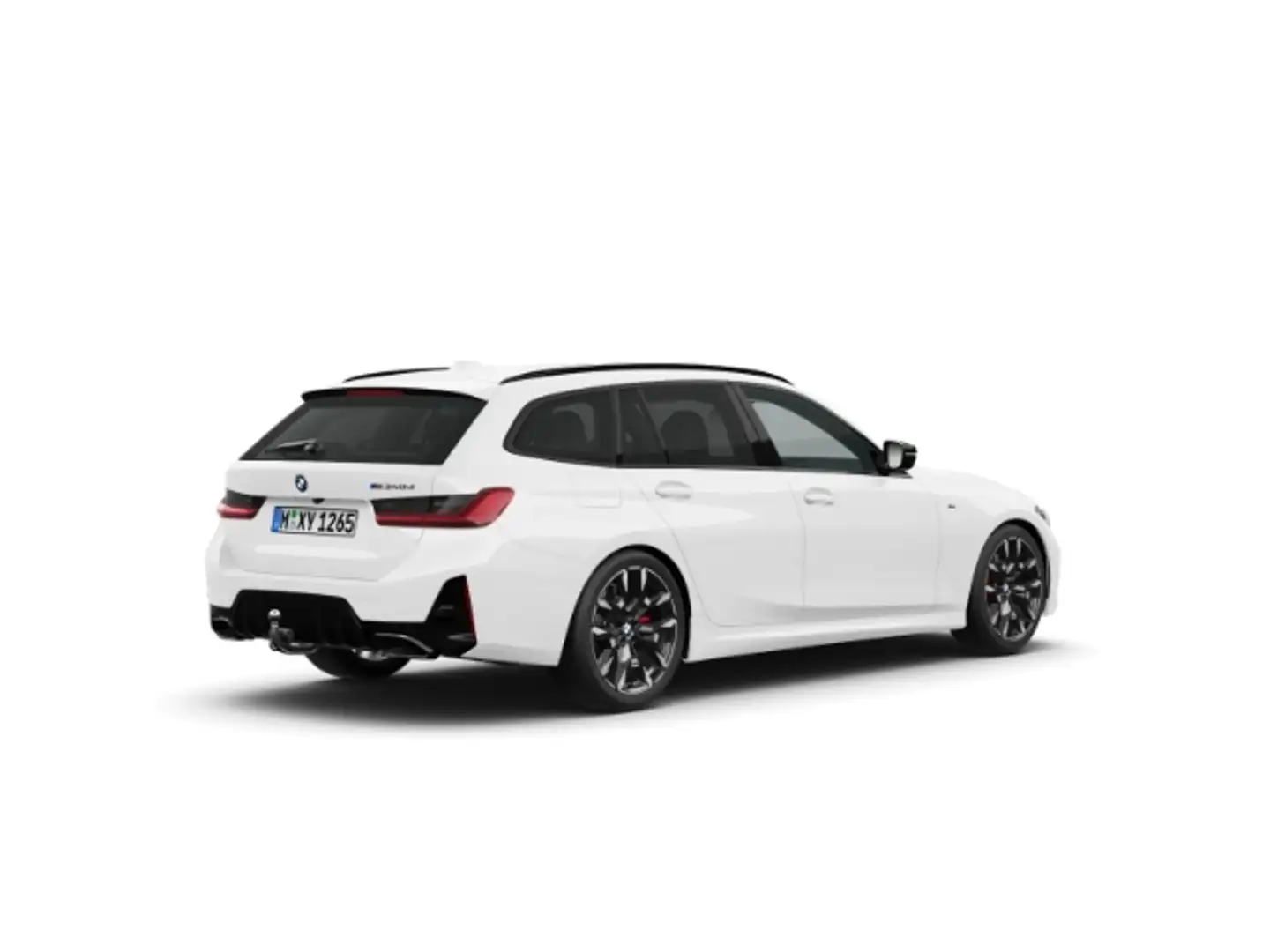 BMW 340 xD A Tour M-Sport-Pro Pano AHK 19'' Alarm Komf-Zug Weiß - 2