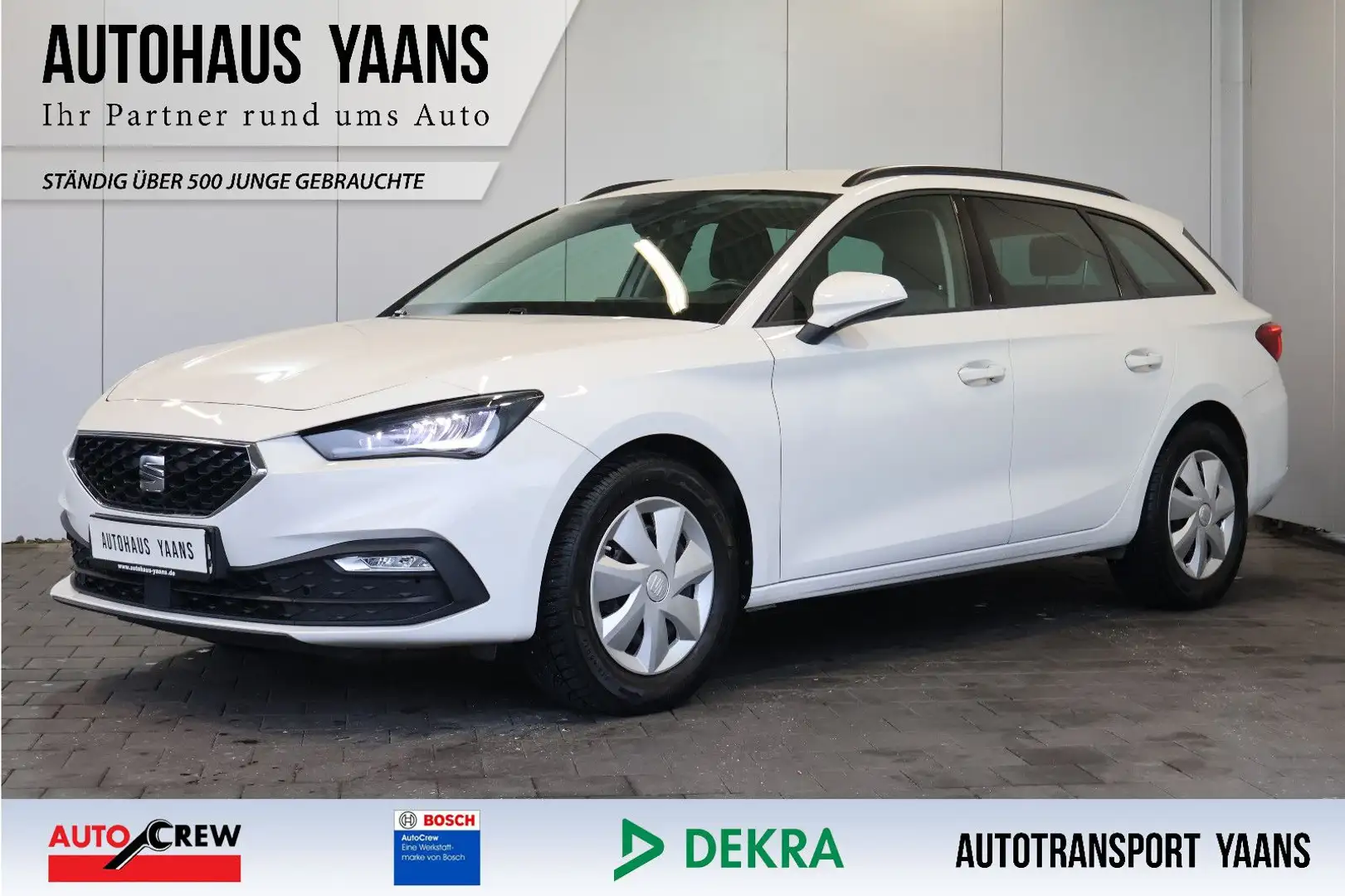 SEAT Leon ST 1.5 TSI Style BEATS+AID+KEY+KAM+LED+LANE Weiß - 1