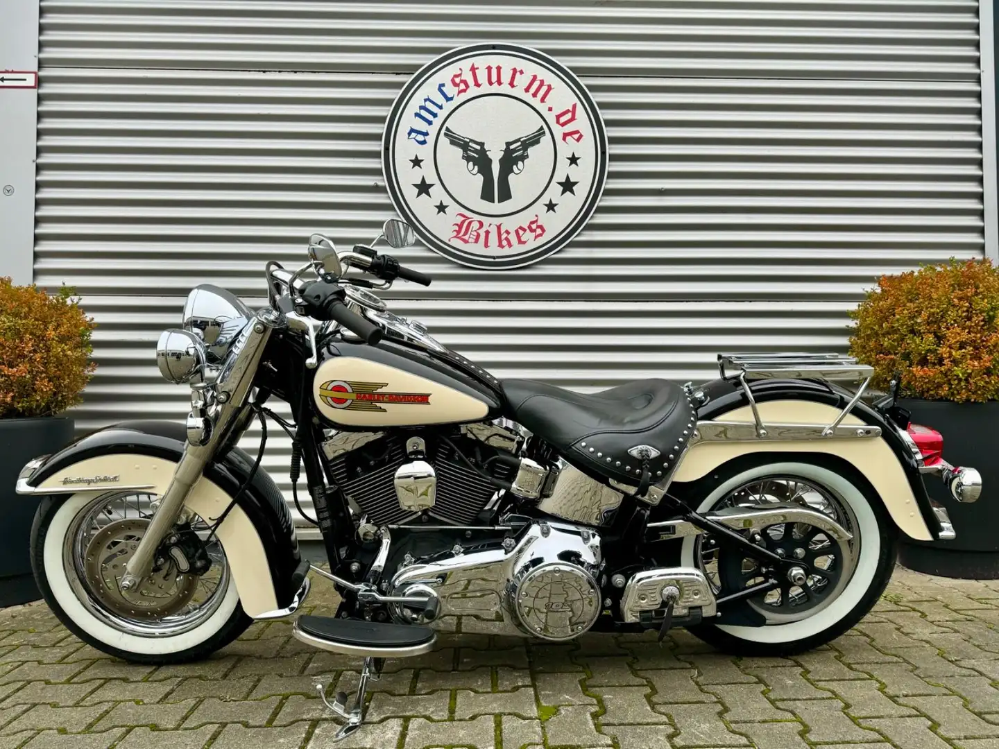 Harley-Davidson FLSTC Heritage Softail Classic 103 Flathead Look Noir - 2