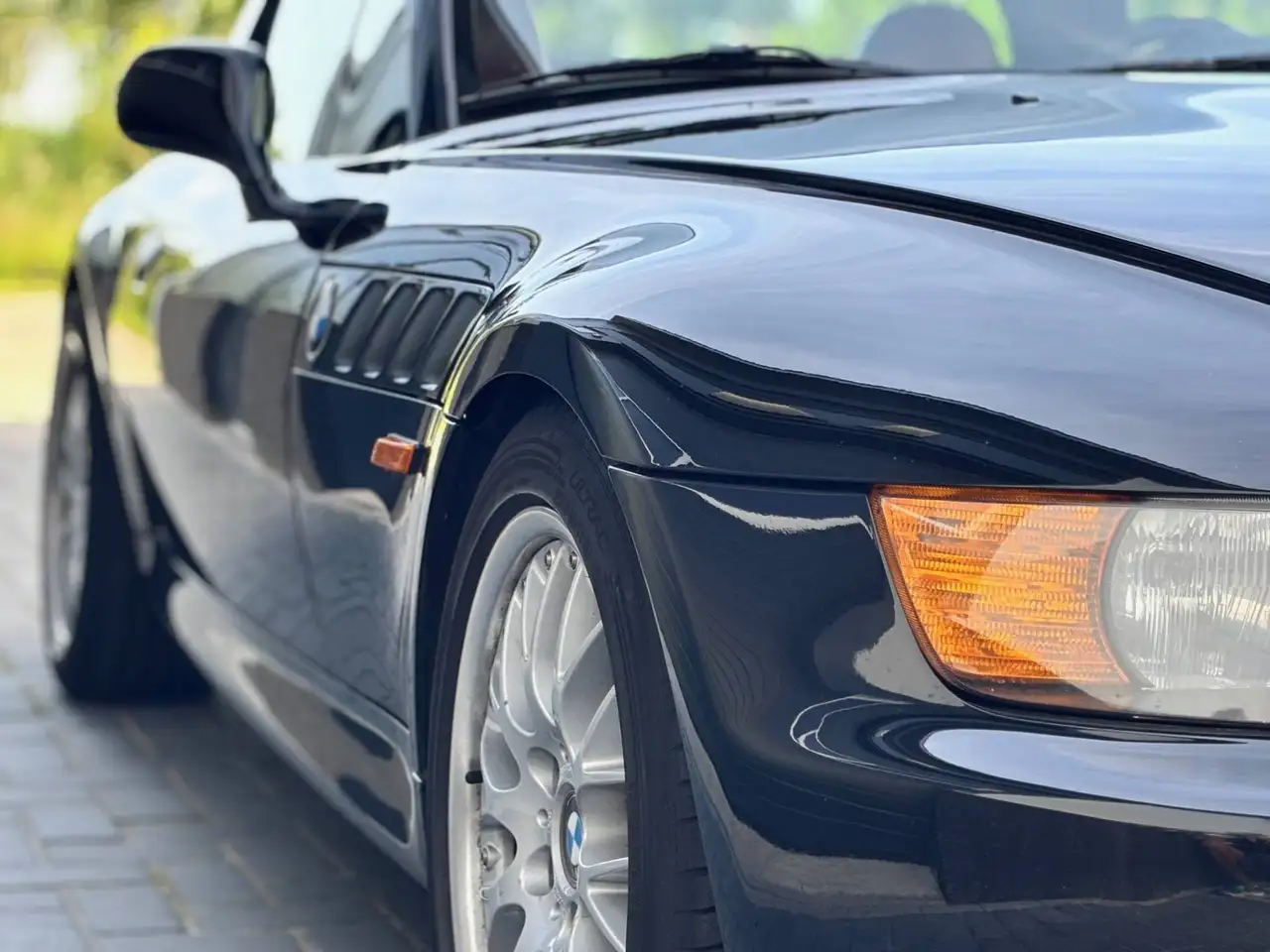 BMW Z3 1.9 Schwarz II, zwart-rood Hardtop, style 42 velgen. Ceramische coating., foto 6