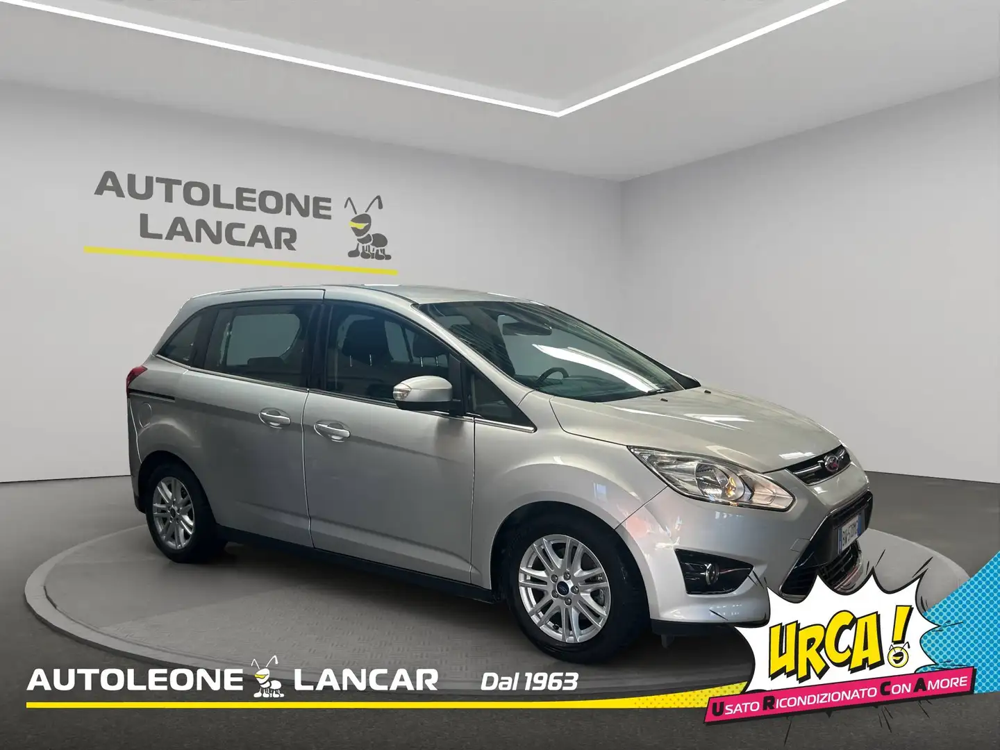 Ford C-Max 7 1.6 tdci Titanium 115cv 7 POSTI Grigio - 1