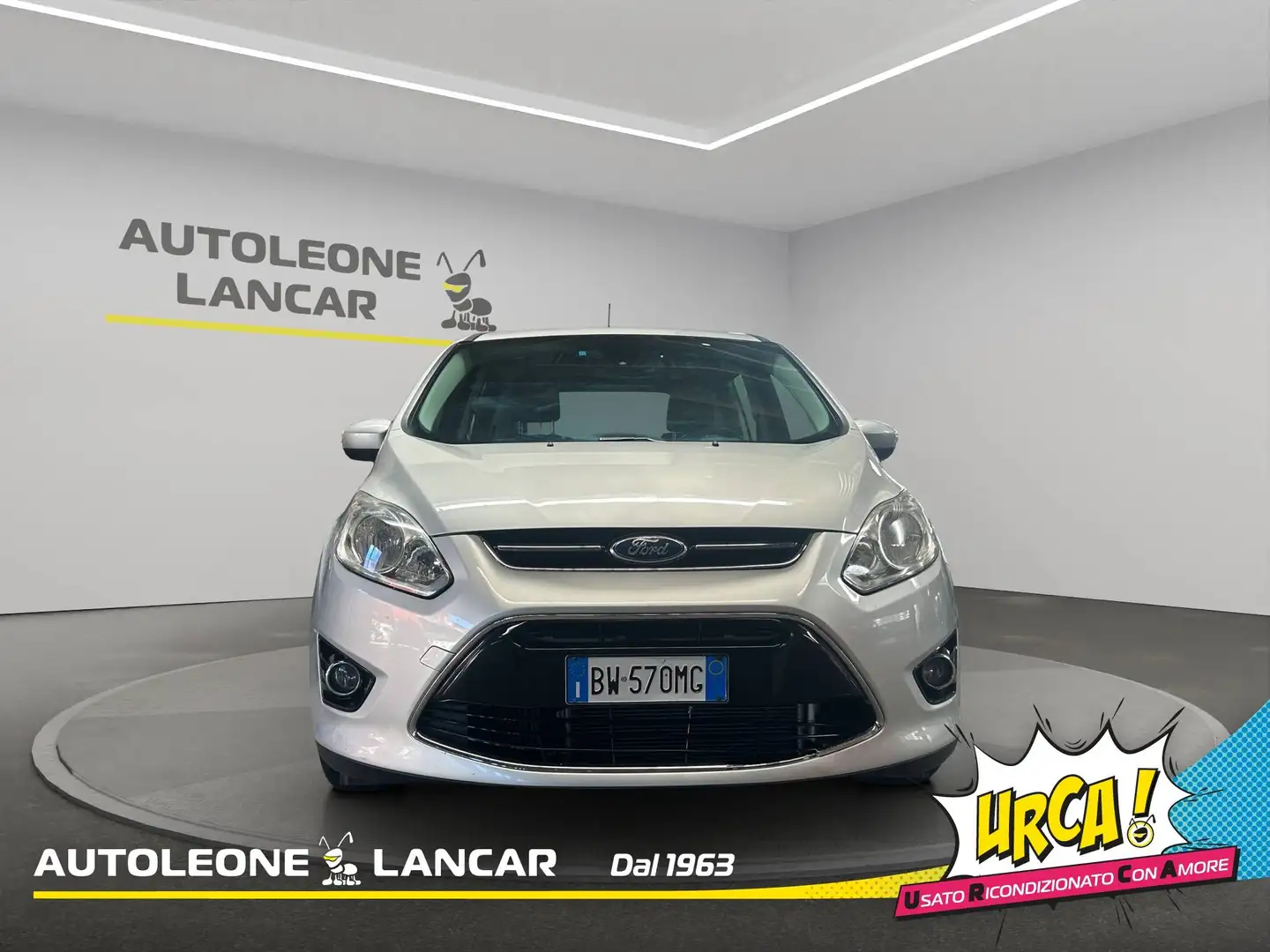 Ford C-Max 7 1.6 tdci Titanium 115cv 7 POSTI Grigio - 2