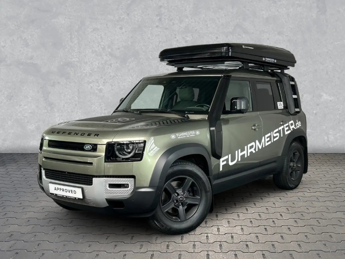 Land Rover Defender 110 D250 S Luftfederung AD Niveau AHK-el. klappb. Grün - 1