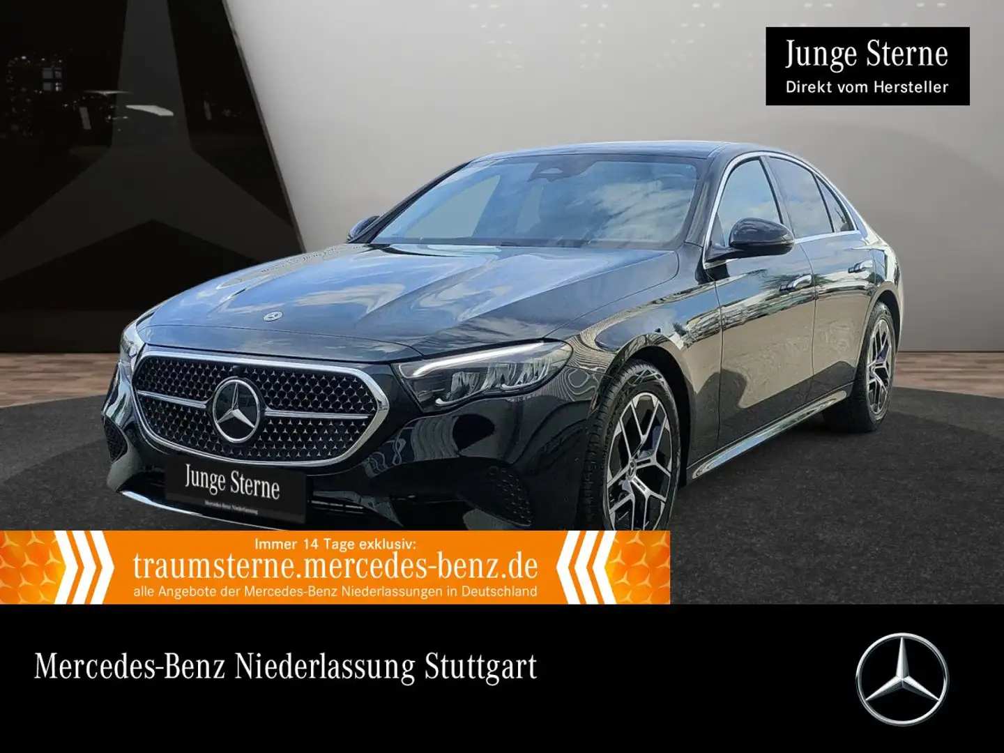 Mercedes-Benz E 200 Avantgarde Distr. LED AHK Kamera Totwinkel Schwarz - 1
