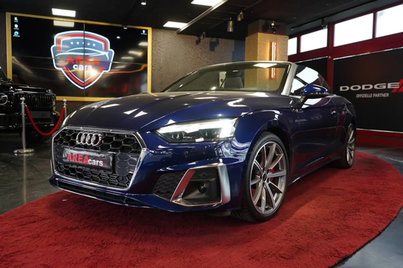 Audi A5 Cabriolet 40 TFSI S line MASS RKAM HUD VIRTUAL Blau - 2