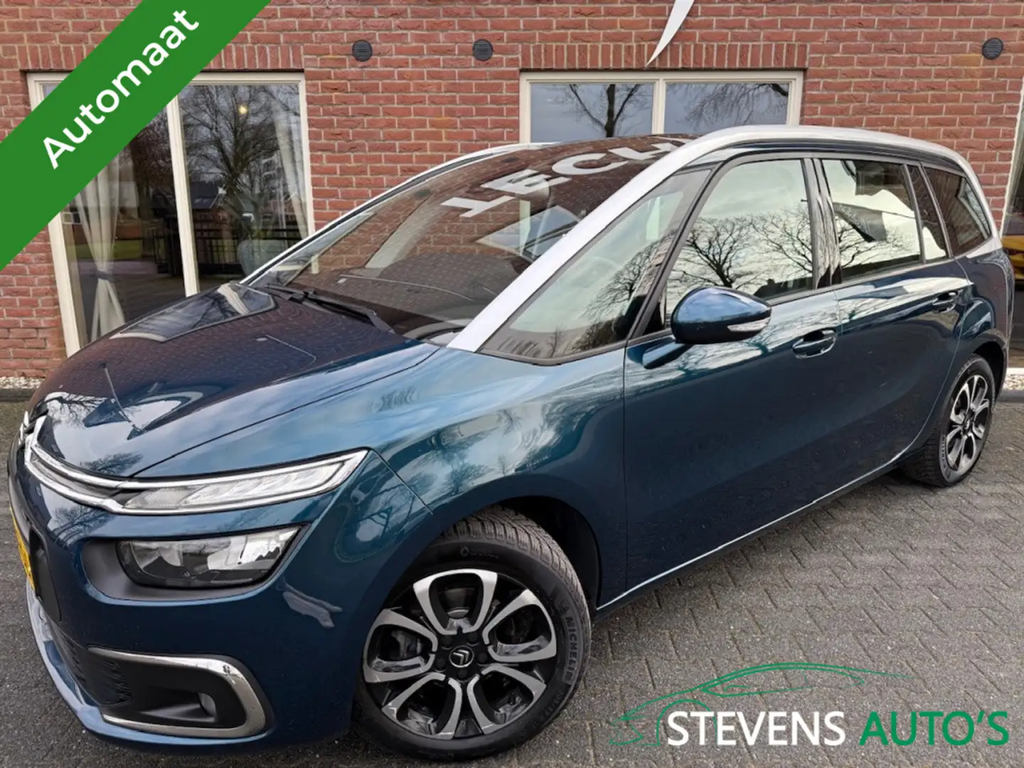Citroen Grand C4 SpaceTourer 1.2 PureTech Bns 131 PK AUTOMAAT NIEUWE APK / TREK Blau - 1