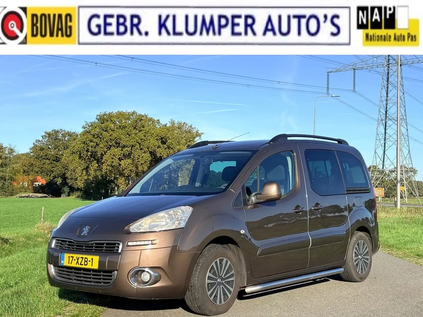 Peugeot Partner 1.6 VTi Family TeePee, Airco/ECC, Cruise, Trekhaak Bruin - 1