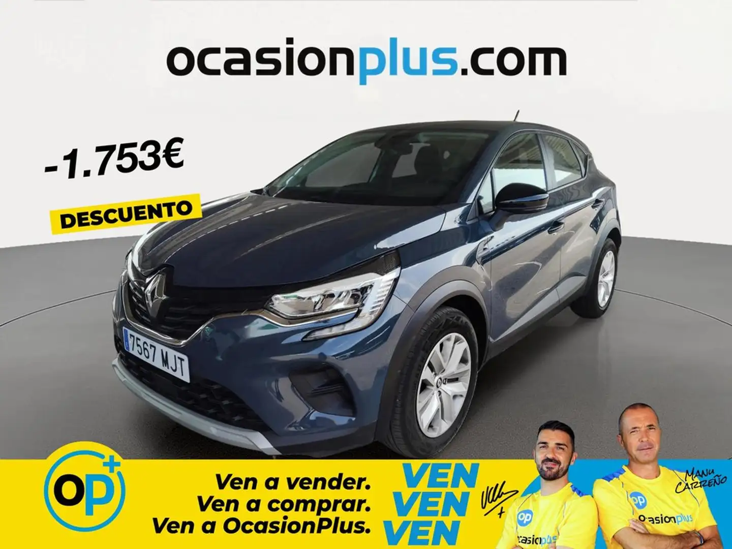 Renault Captur TCe Equilibre 67kW Azul - 1