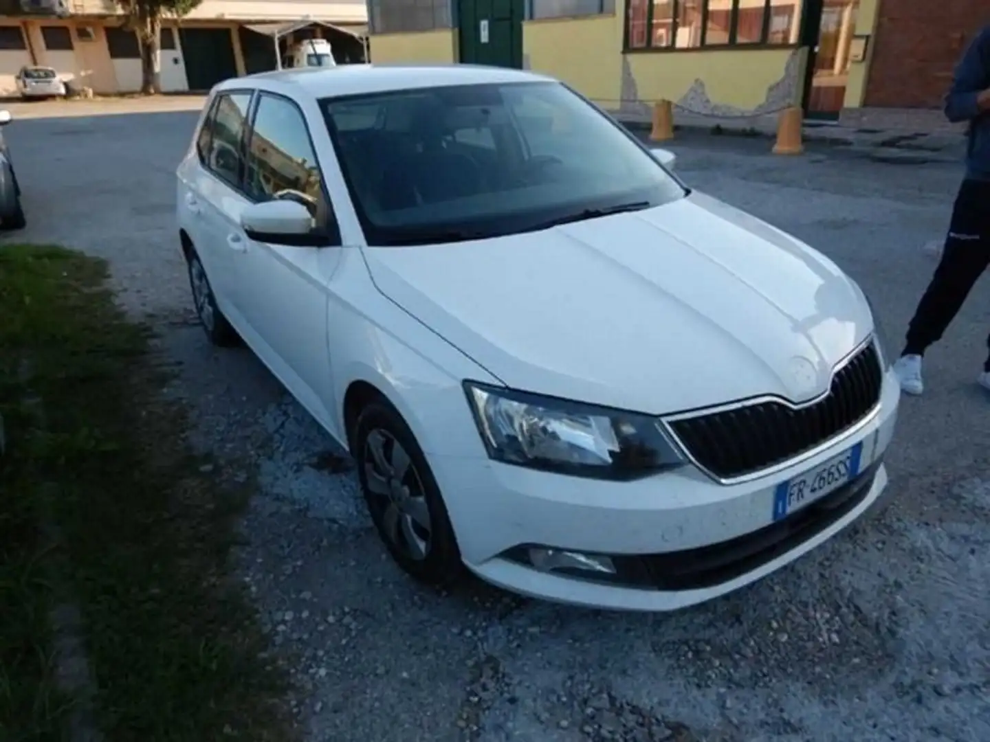 Skoda Fabia Fabia III 2015 Berlina 1.4 tdi Ambition 75cv Bianco - 1