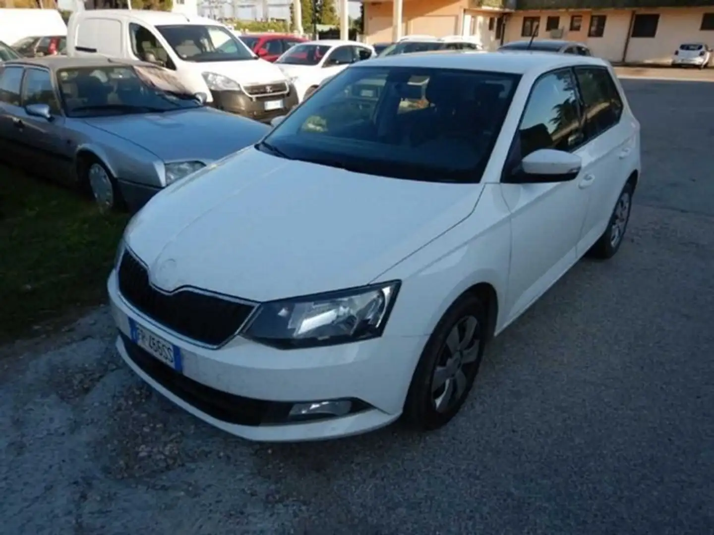 Skoda Fabia Fabia III 2015 Berlina 1.4 tdi Ambition 75cv Bianco - 2