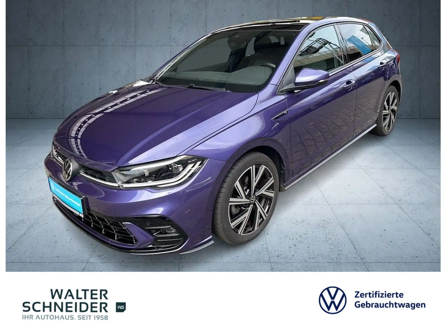 Volkswagen Polo 1.0 TSI DSG R-Line Navi IQ.Light Pano Violett - 1