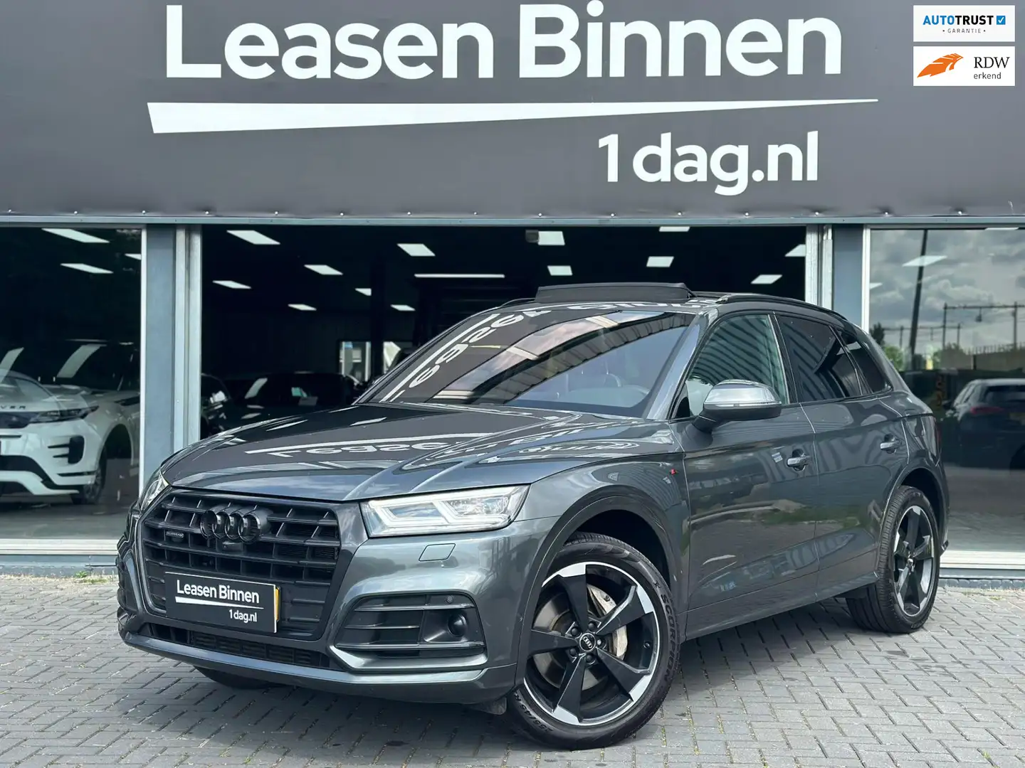 Audi Q5 50 TFSI e quattro S line Pro Line Panaroma Grijs - 1