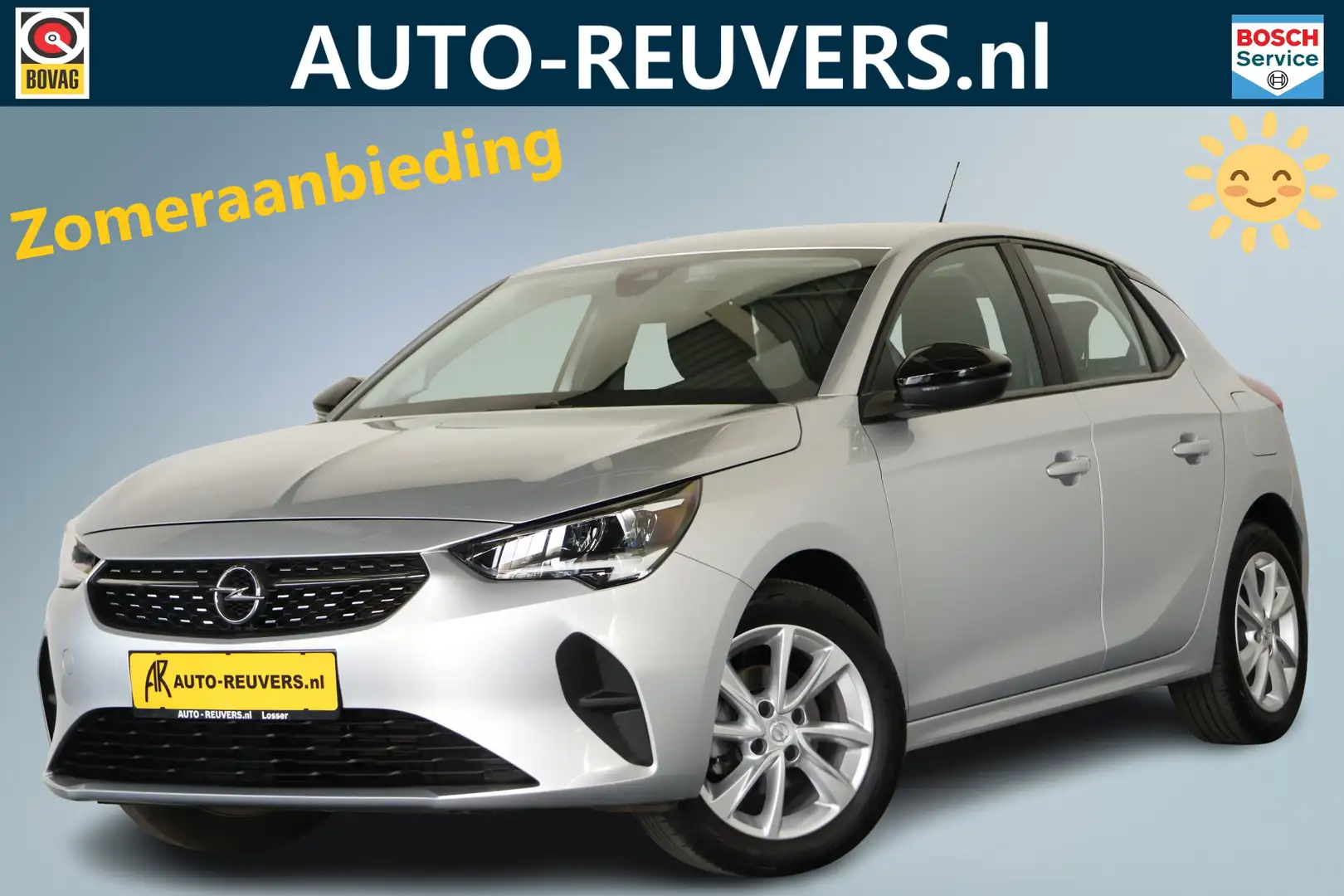 Opel Corsa 1.2 Edition / LED / Navi / CarPlay / Cruisecontrol Zilver - 1