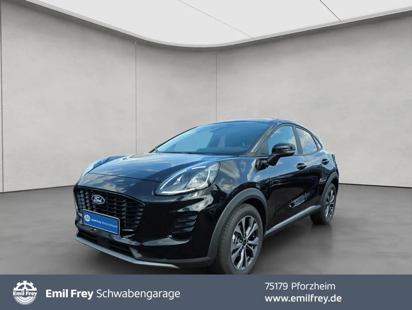 Ford Puma 1.0 EcoBoost Hybrid TITANIUM Schwarz - 1