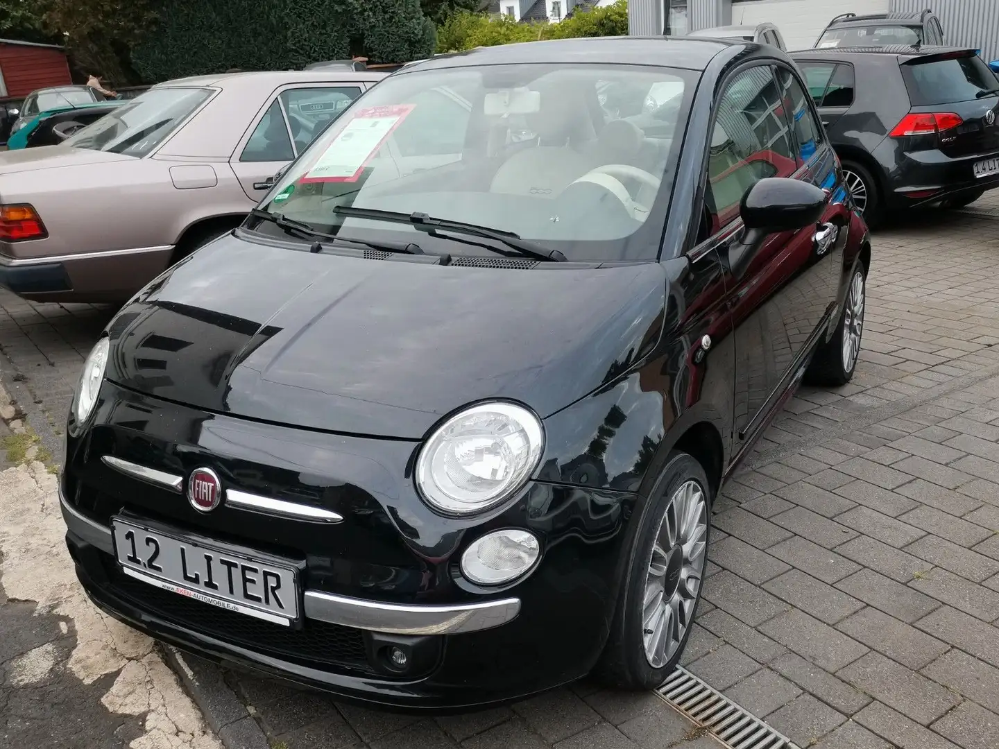 Fiat 500 Panorama - Klimaautomatik Schwarz - 1