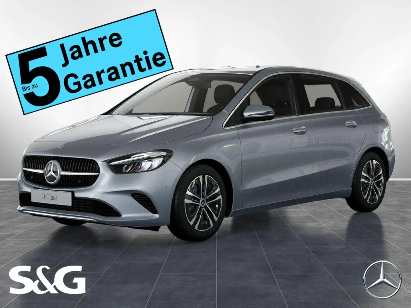 Mercedes-Benz B 200 d PROGRESSIVE MBUX+LED+AHK+RüKam+Distronic Silber - 1