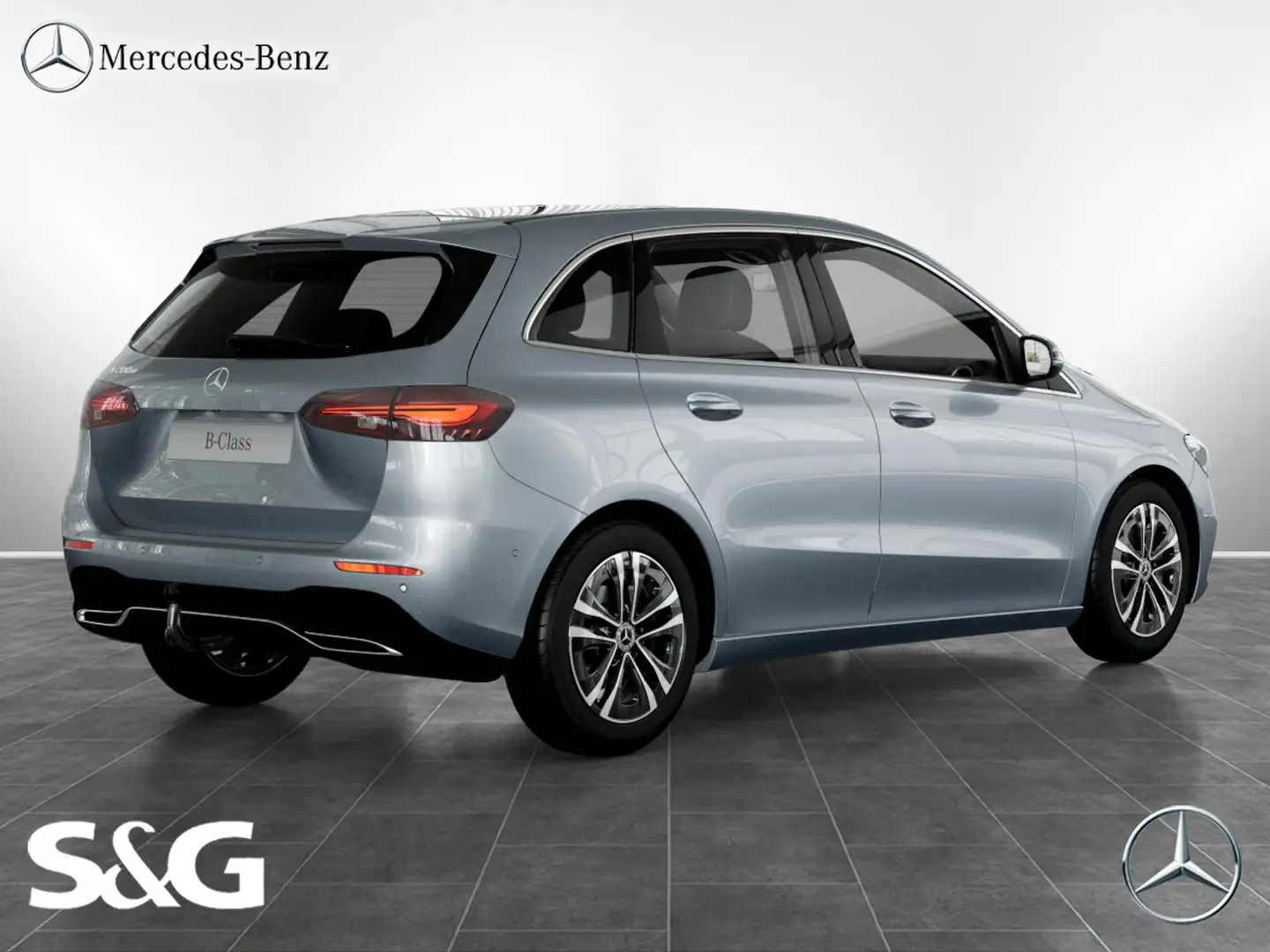 Mercedes-Benz B 200 d PROGRESSIVE MBUX+LED+AHK+RüKam+Distronic Argent - 2