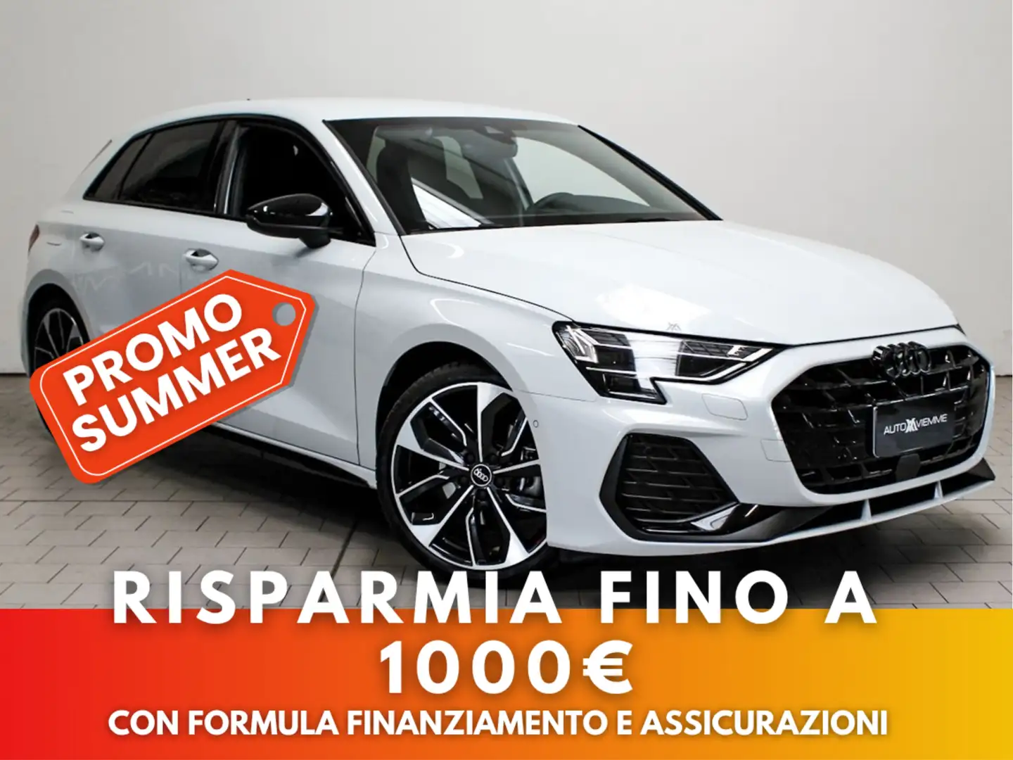 Audi A3 Sportback 35 1.5 tfsi Identity Black MHEV Bianco - 1