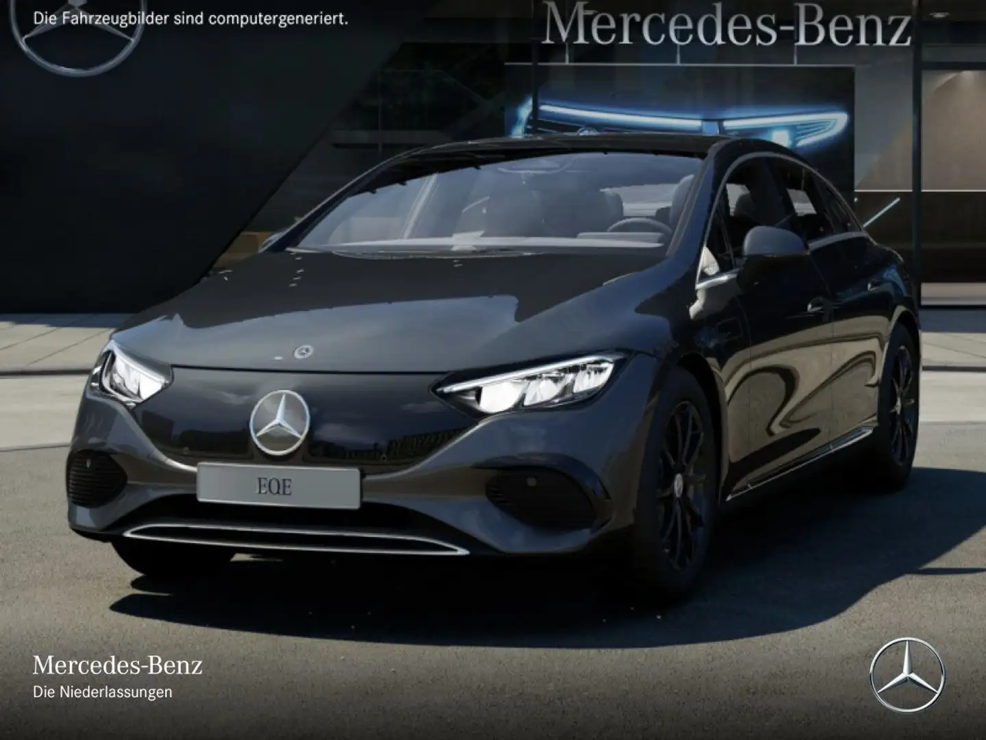Mercedes-Benz EQE 300 WideScreen Pano LED Kamera Spurhalt-Ass Grau - 2