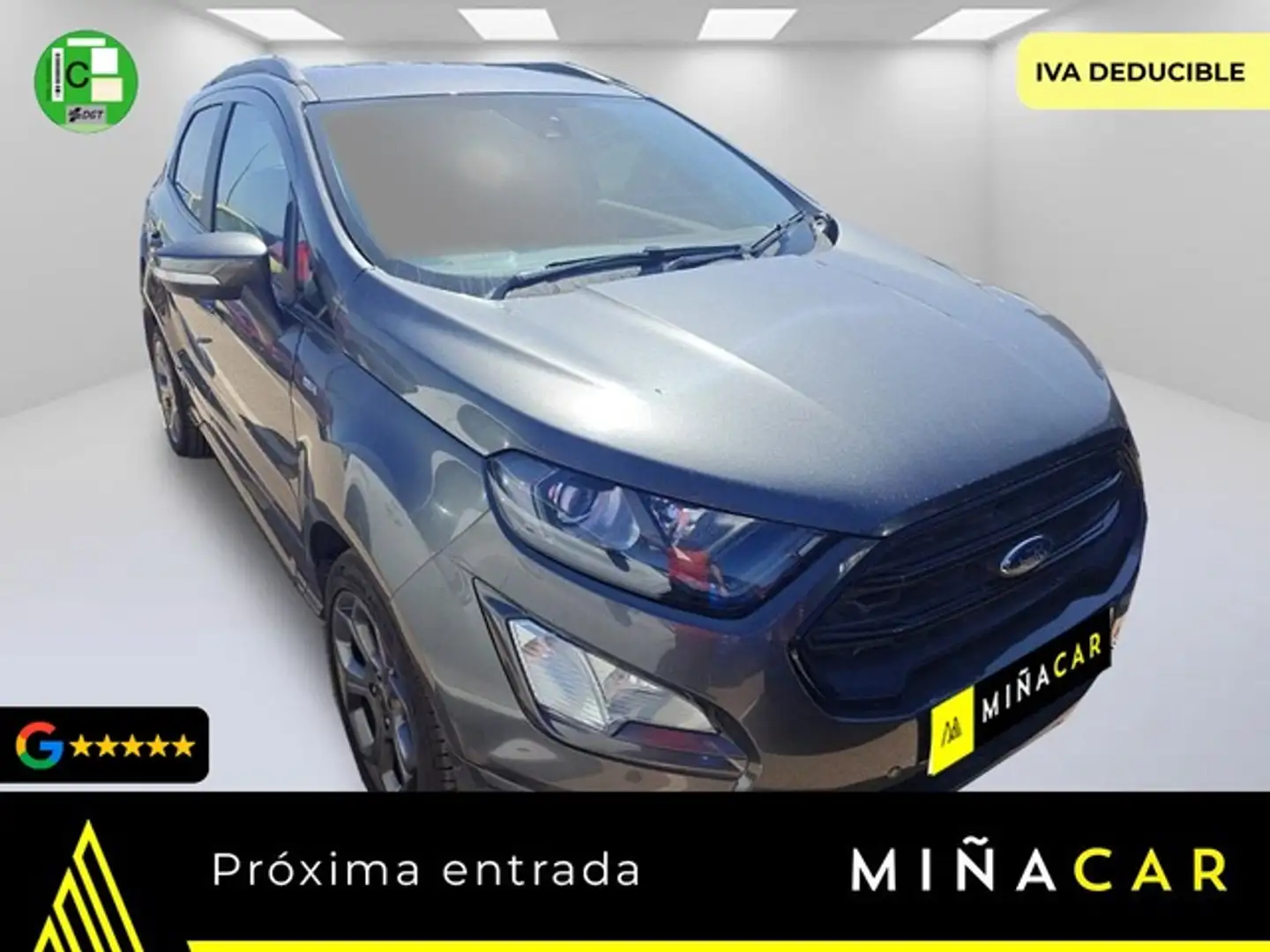 Ford EcoSport 1.0 EcoBoost ST Line 125 Gris - 1