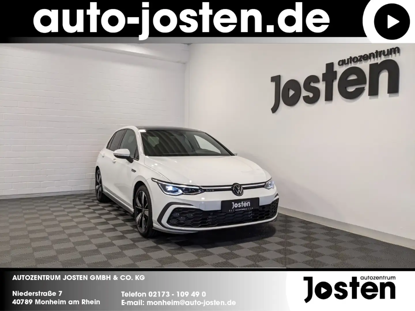 Volkswagen Golf VIII GTD HUD PANO NAVI Virtual HarmanKardon Weiß - 1