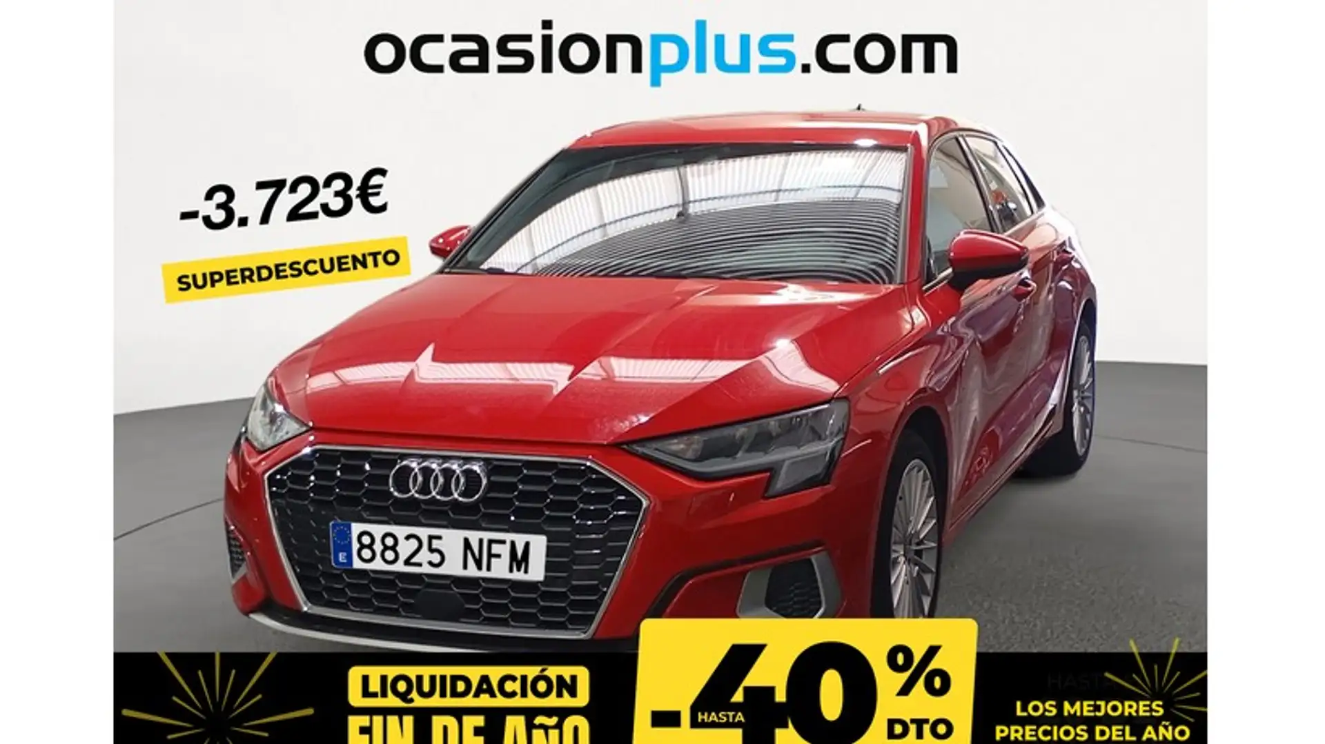 Audi A3 Sportback 30 TFSI Advanced S tronic Rouge - 1