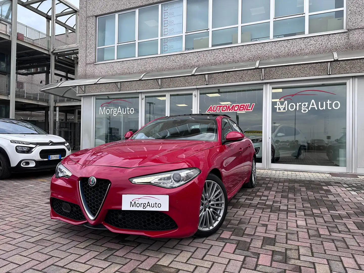 Alfa Romeo Giulia 2.2d 210CV Q4 VELOCE EURO6D! TETTO APRIBILE! PELLE Rosso - 1