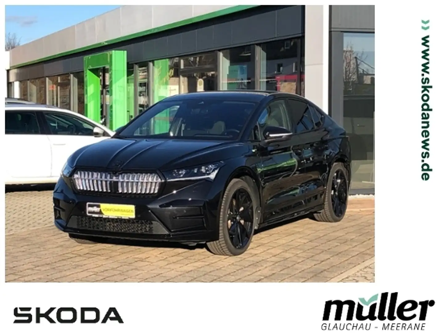 Skoda Enyaq iV Coupé RS Lounge Allrad KLIMA LED NAVI Schwarz - 1