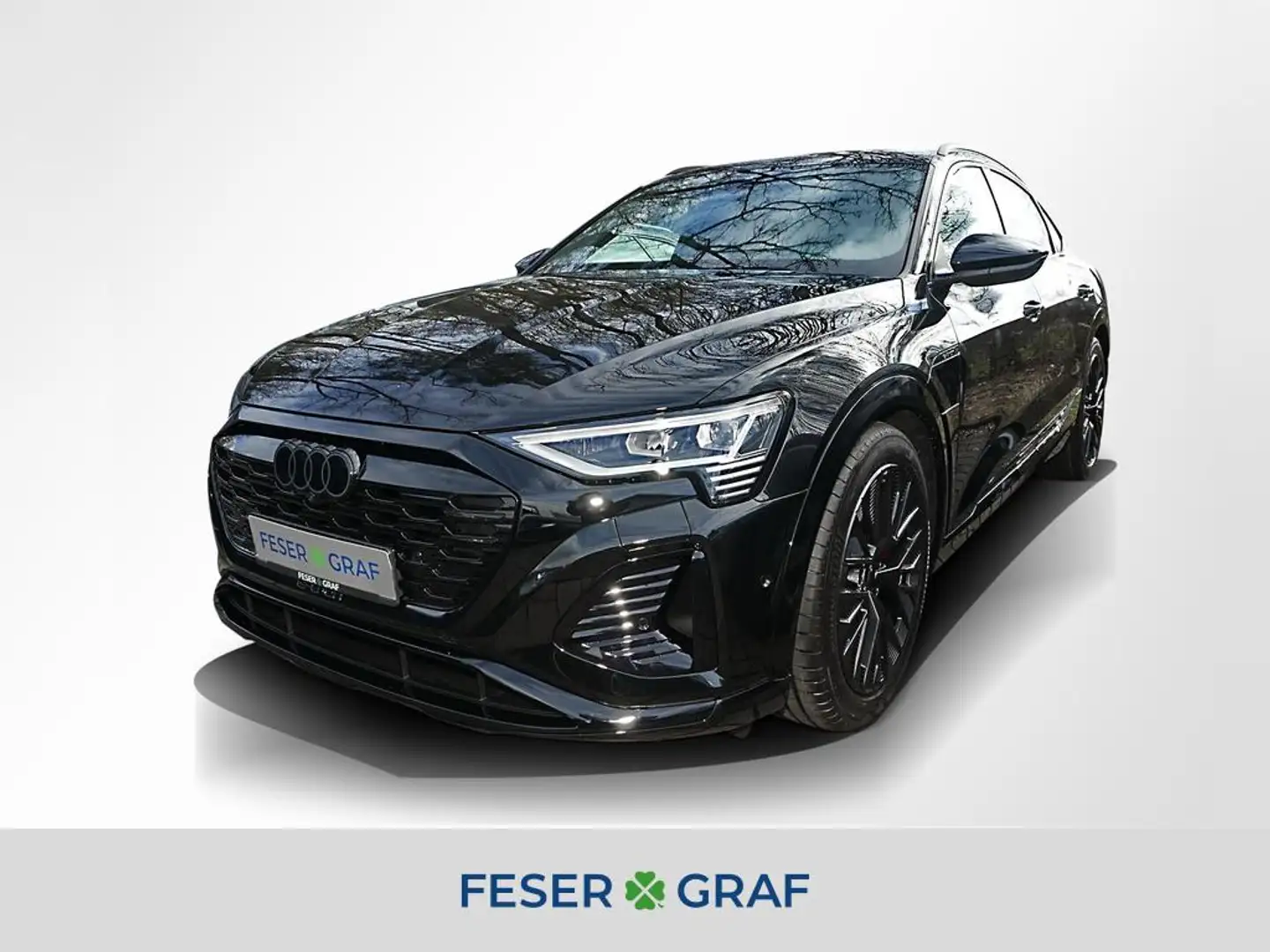 Audi Q8 e-tron Sportback 55 qu. S line AHK Pano 360° Noir - 1