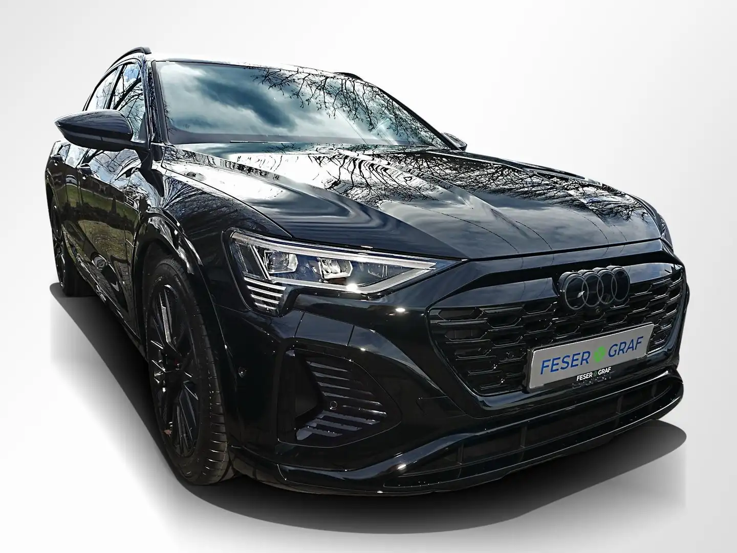 Audi Q8 e-tron Sportback 55 qu. S line AHK Pano 360° Schwarz - 2