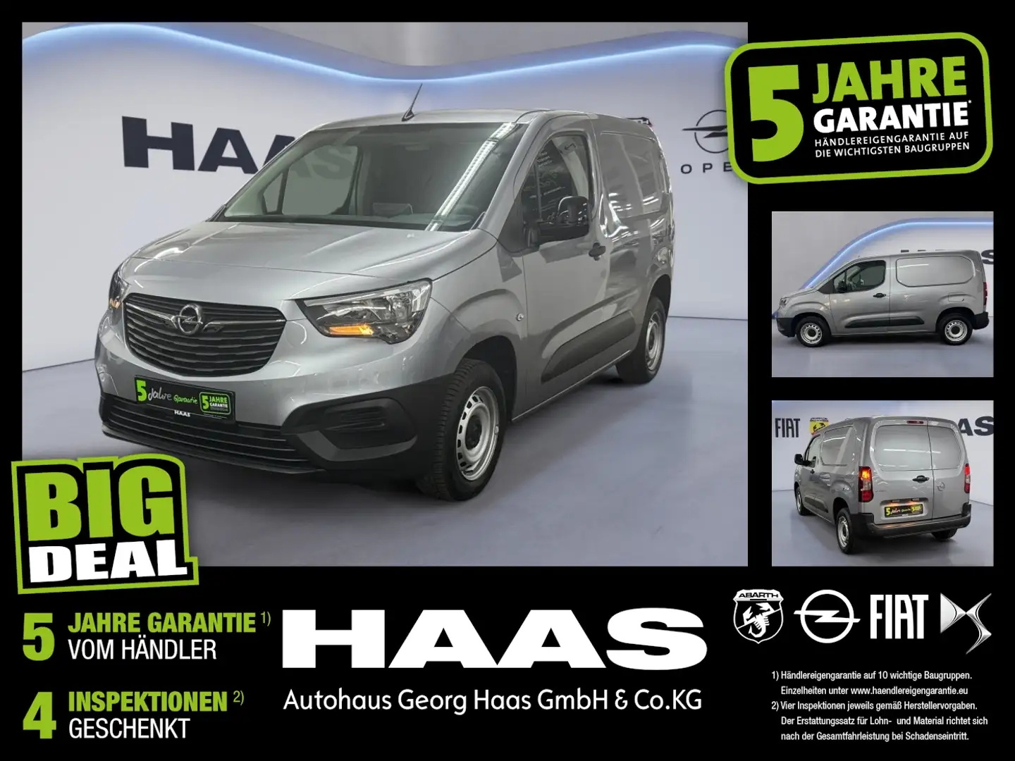 Opel Combo E Cargo 1.5 D  Edition Klimaanlage Grau - 1