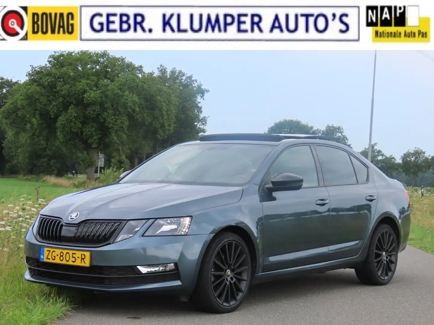 Skoda Octavia 1.0 TSI Sport, Pano, Navi, Cruise, ECC, Haak, 18" Gris - 1