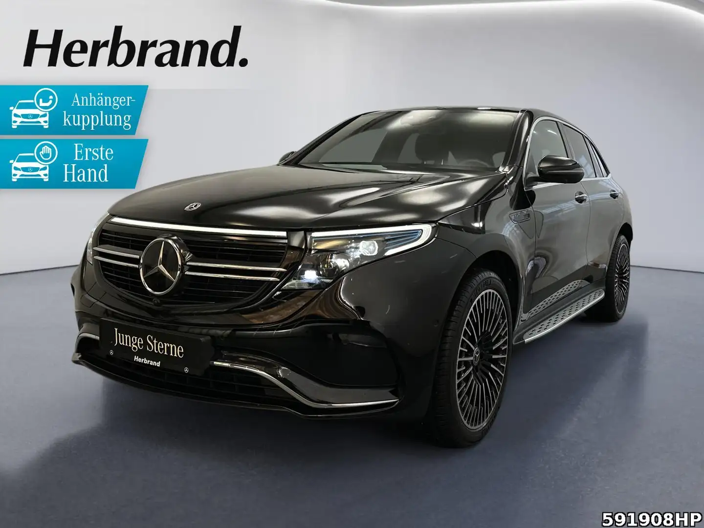 Mercedes-Benz EQC 400 4M AMG  AHK MULTIBEAM 360° Sound Ambient Schwarz - 1