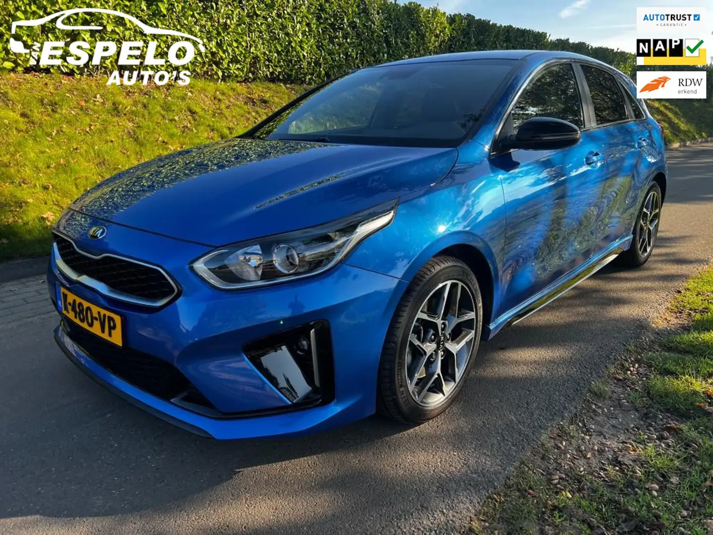 Kia Ceed / cee'd 1.5 T-GDi GT-Line Edition, Sportieve auto met 74.2 Blauw - 1