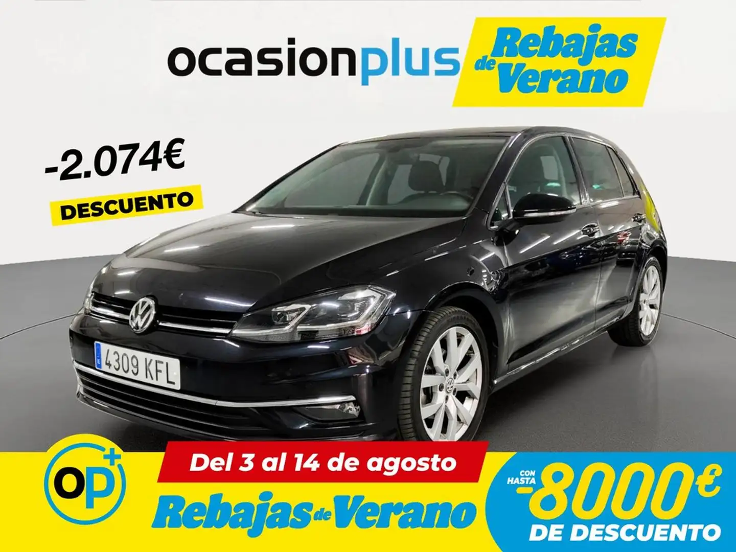 Volkswagen Golf 2.0TDI Sport DSG7 110kW Negro - 1
