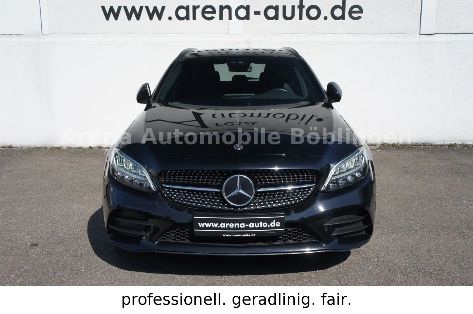 Mercedes-Benz C 200 T Automatik*LEDER*LED*PANO*NIGHT*AMG Line* Noir - 2