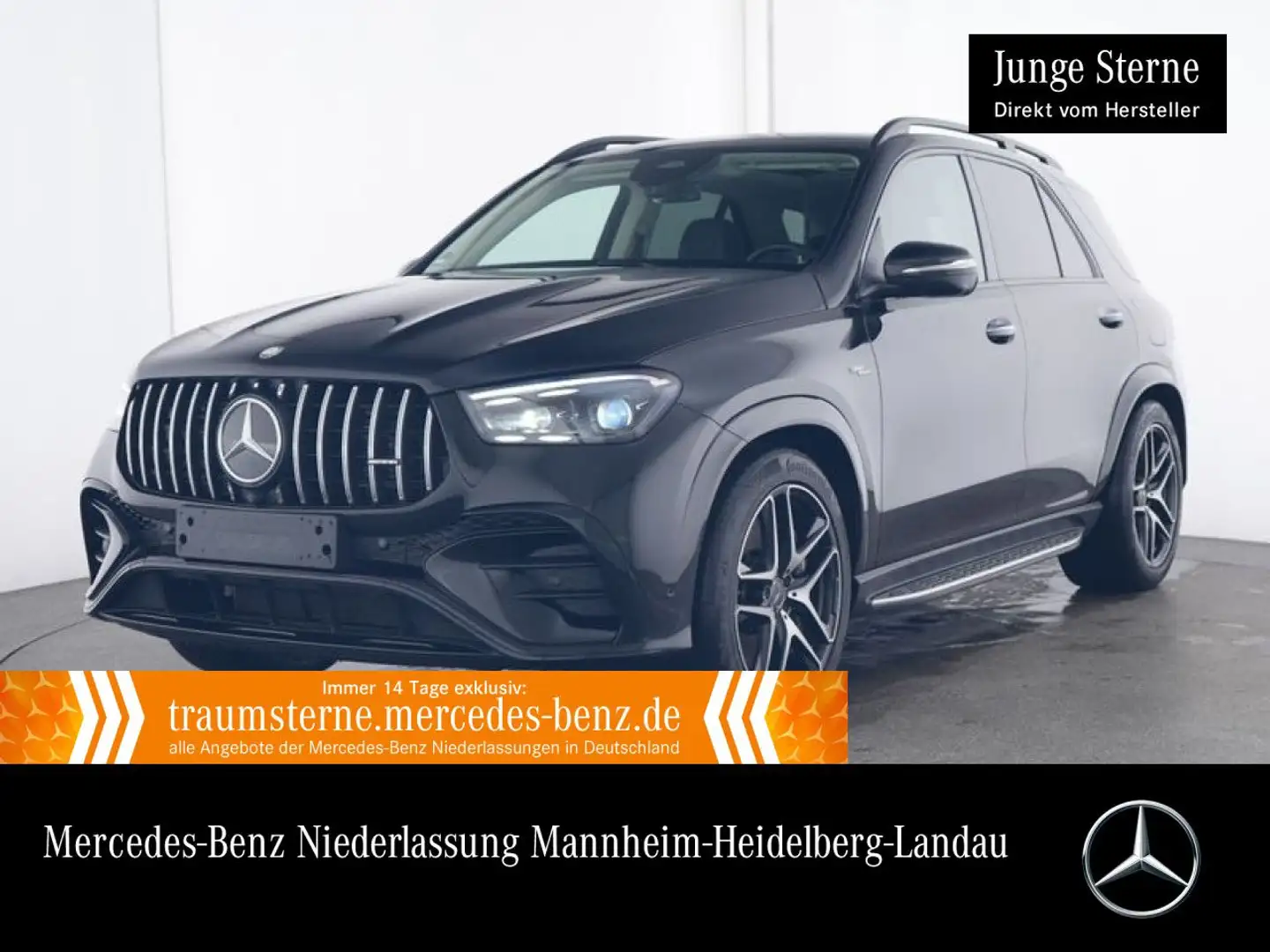 Mercedes-Benz GLE 53 AMG GLE 53 HYBRID 4M NIGHT+PANO+360+AHK+MULTIBEAM+21" Schwarz - 1