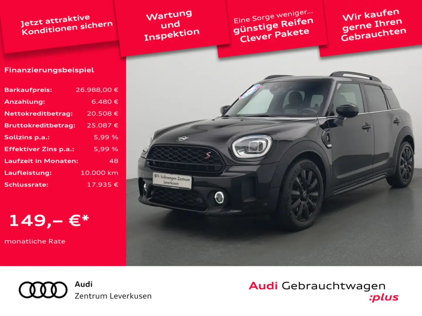 MINI Cooper S Countryman Schwarz - 1